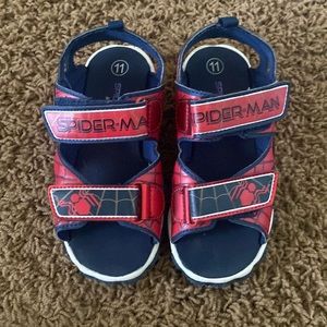 Boys, size 11, Spiderman Sandals